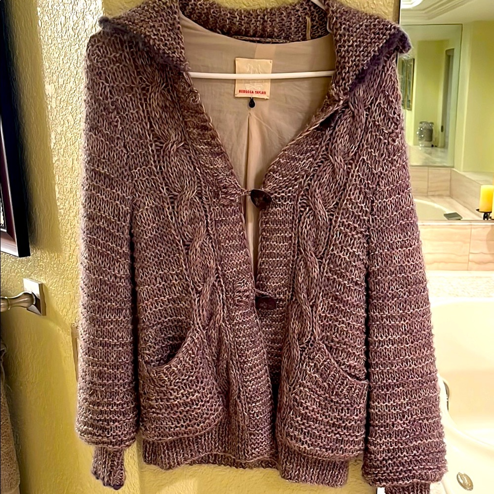 Women's Purple Sweater by Rebecca Taylor. Size Small
